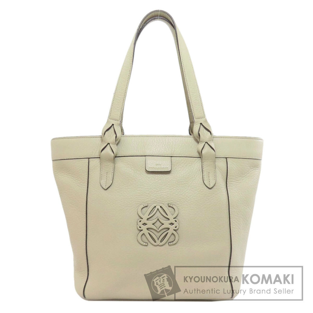 Loewe Anagram 2way Tote Bag Calfskin Leather